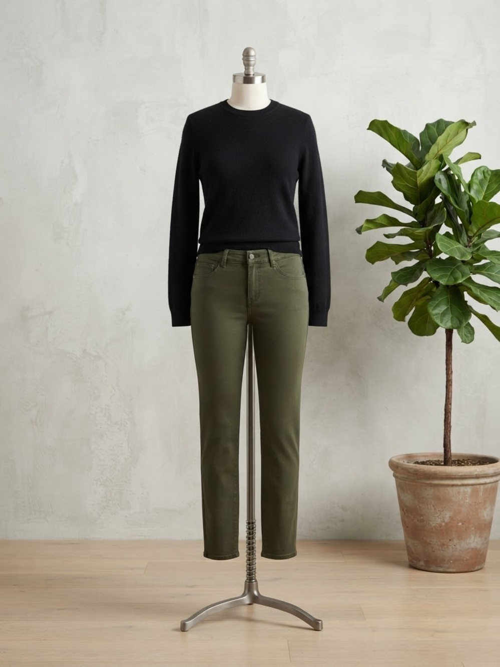 Democracy Olive Skinny Jeans